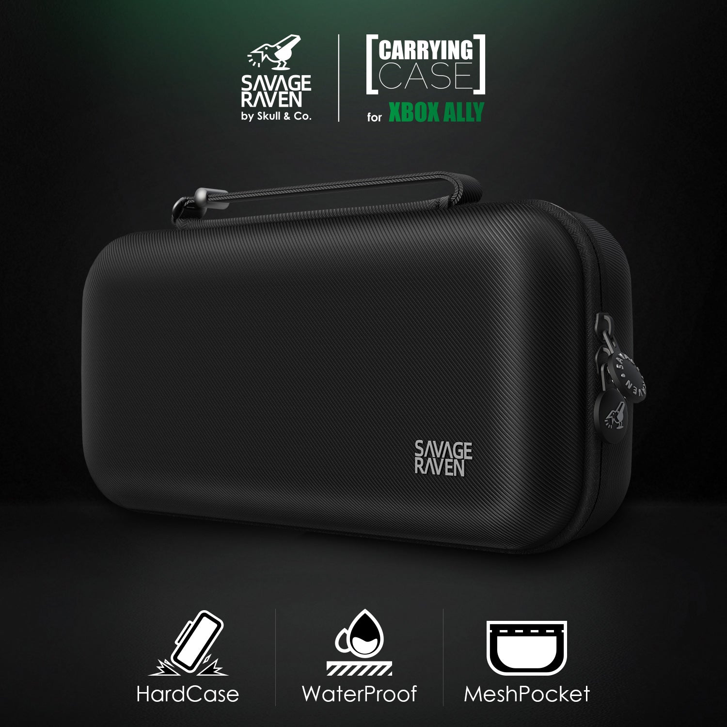 Savage Raven by Skull & Co. EDC Carrying Case for XBOX Ally X