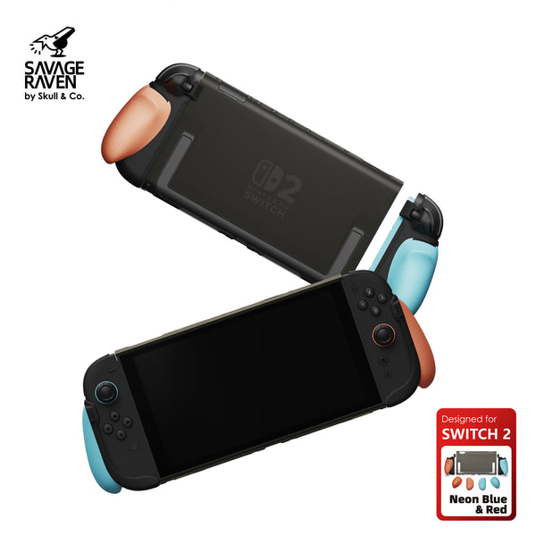Savage Raven by Skull & Co. FissionGrip:Revolutionary Split Protective Case For Nintendo SWITCH 2