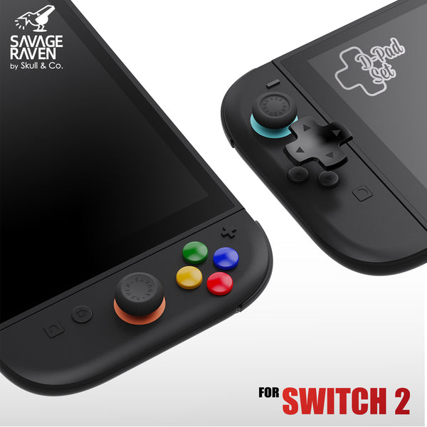 Savage Raven by Skull & Co. D-Pad Button Cap Set for Nintendo SWITCH 2