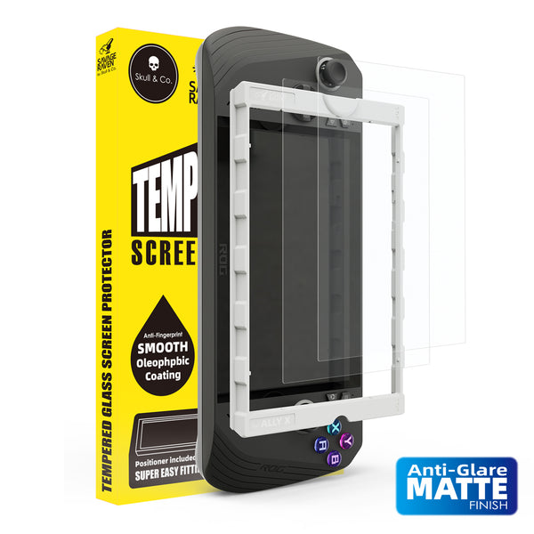 Savage Raven by Skull & Co. Tempered Glass Screen Protector for ROG Ally/X (2 Pack)