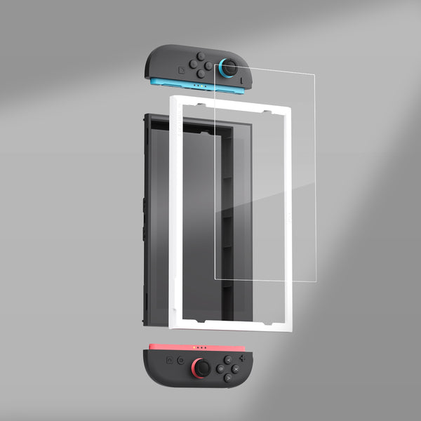 Savage Raven by Skull & Co. Tempered Glass Screen Protector with EZ-Align Frame for Nintendo Switch 2（2 Pack)